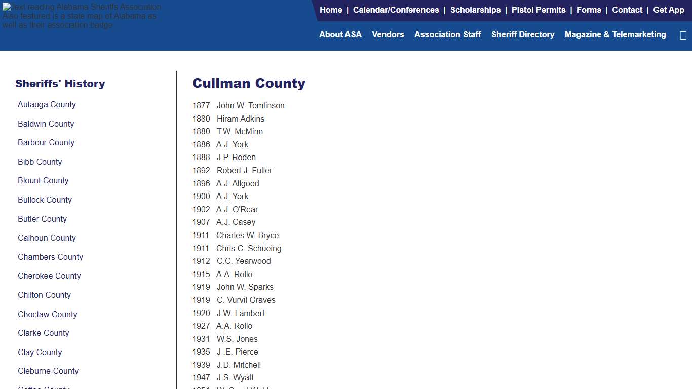 Cullman County Alabama Sheriffs Association - Alabama